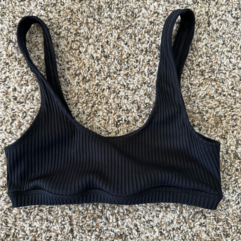 Black swim top